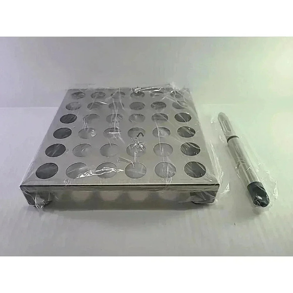 King Kooker Stainless Steel Jalapeño Rack with Corer 36 Hole Model 36JR - Picture 6 of 9